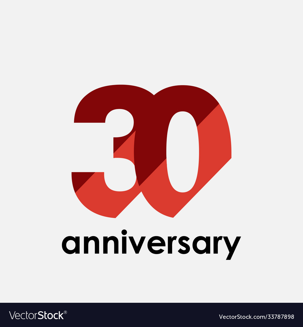 Year anniversary elegant for celebration template Vector Image