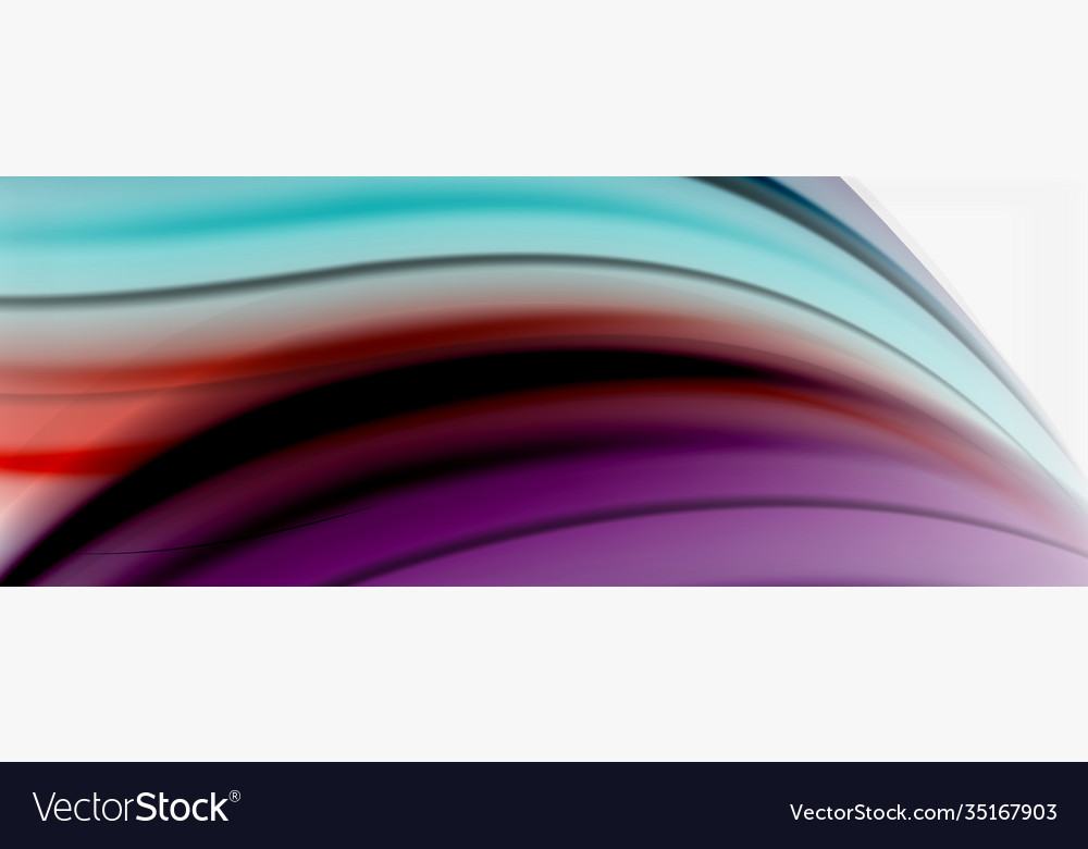 Abstract background smooth flowing lines blurred vector image Abstract background smooth flowing lines blurred