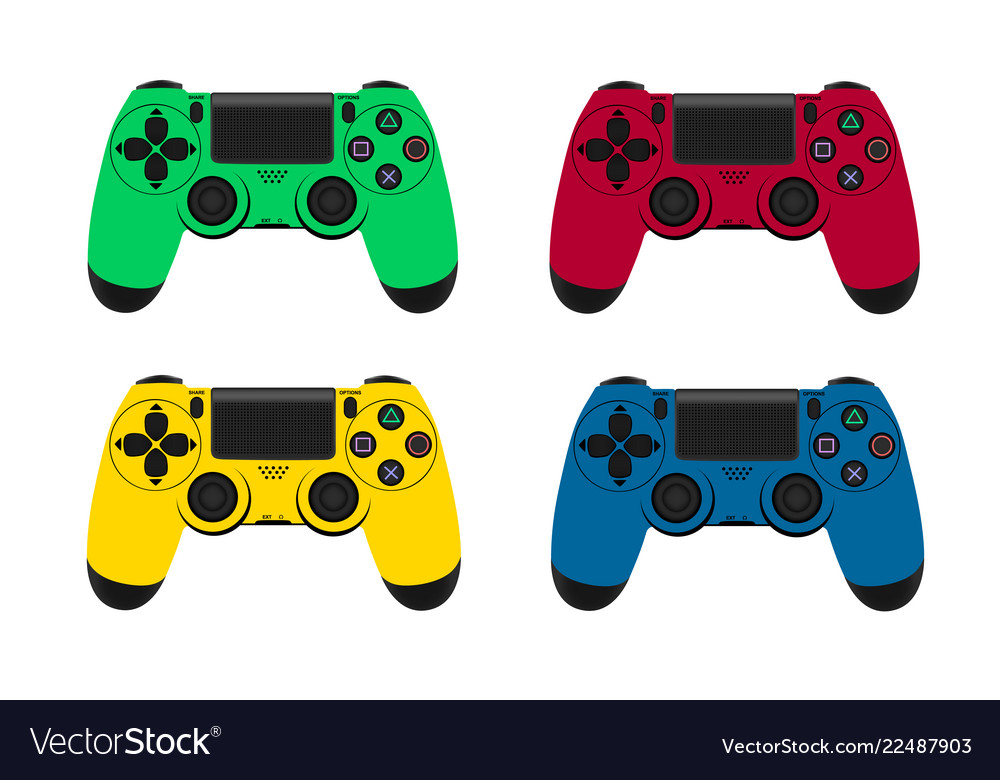 Gamepad for a console game vector image Gamepad for a console game