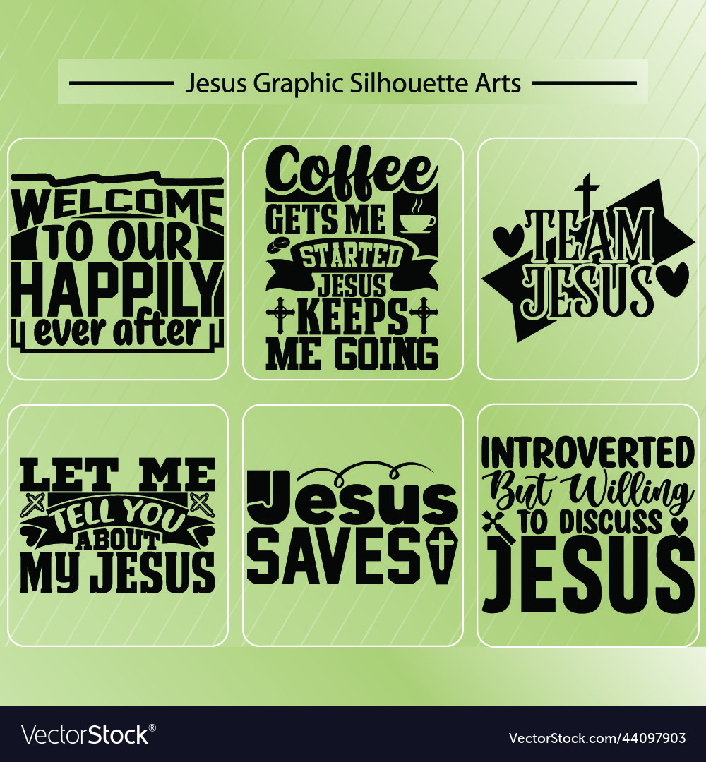 Jesus moderne Kalligraphie Vintage Stil Design