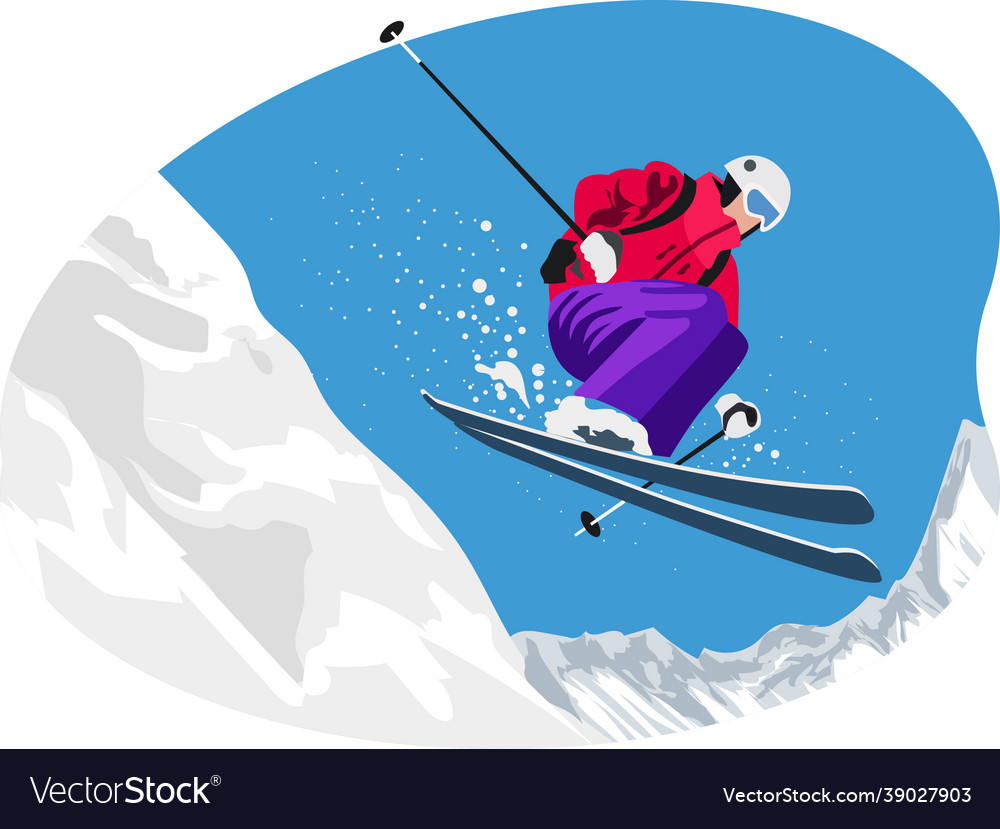 Snow skiing