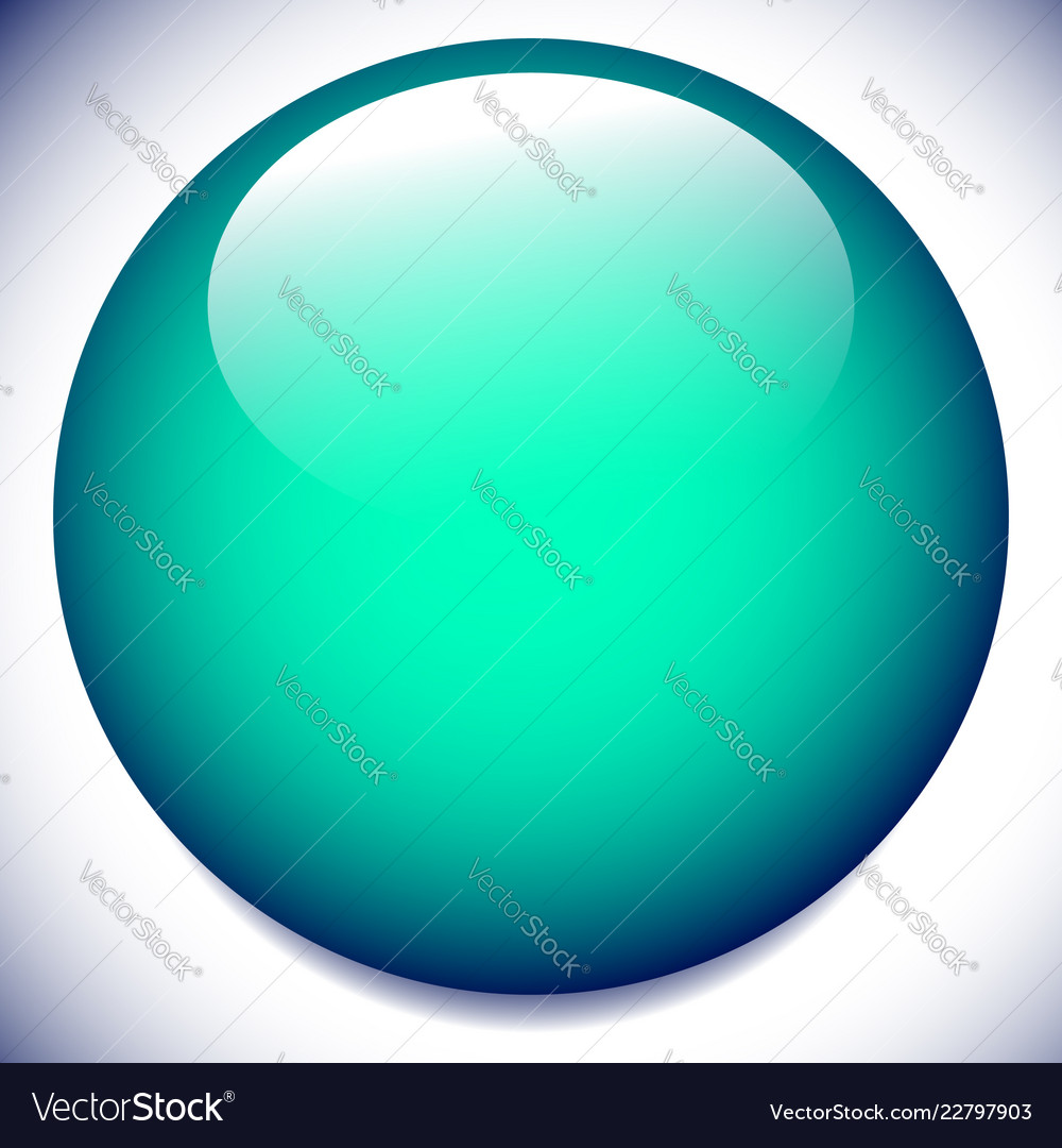 Sphere circle buttons with blank space and glossy