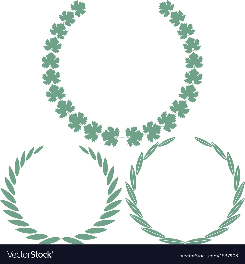 Wreath Royalty Free Vector Image - VectorStock