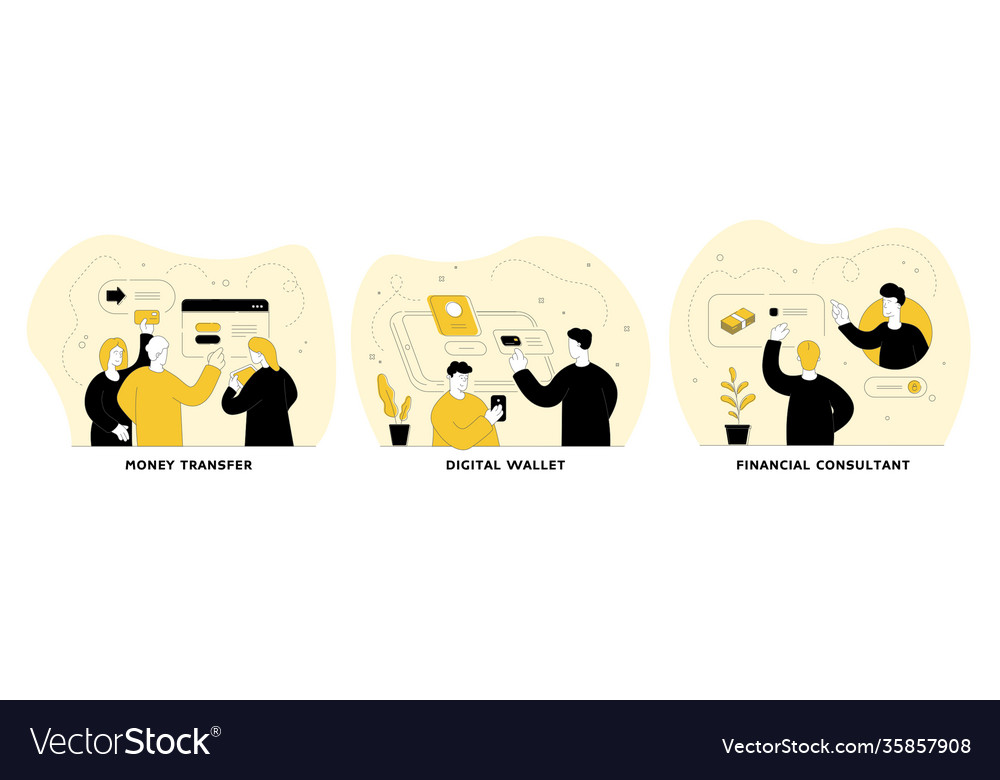 Digital transactions flat linear