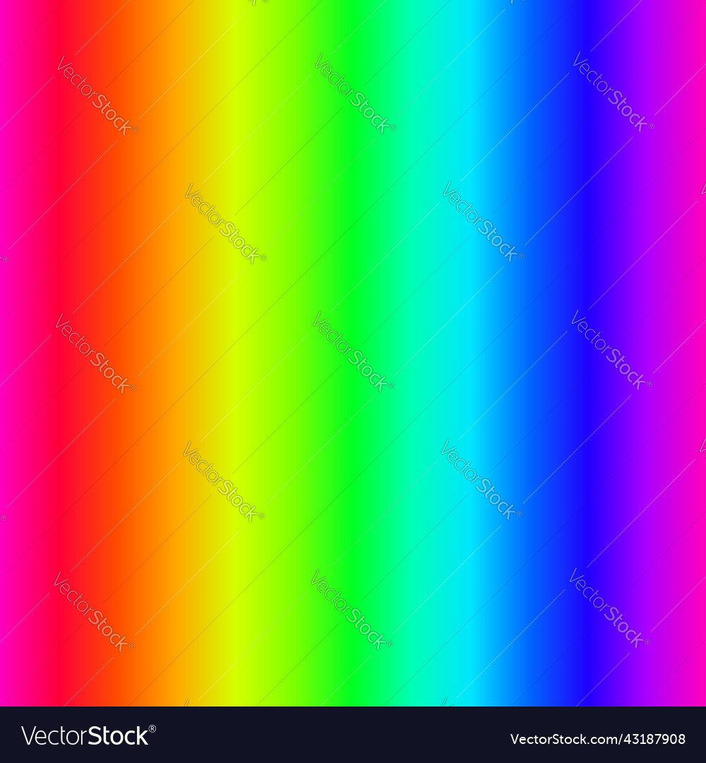 Rainbow rgb visible light spectrum background vector image Rainbow rgb visible light spectrum background