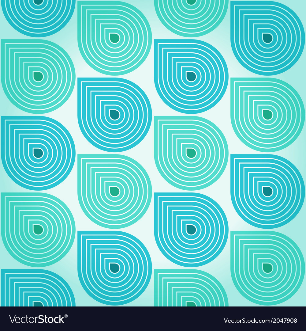 Retro Raindrop Pattern