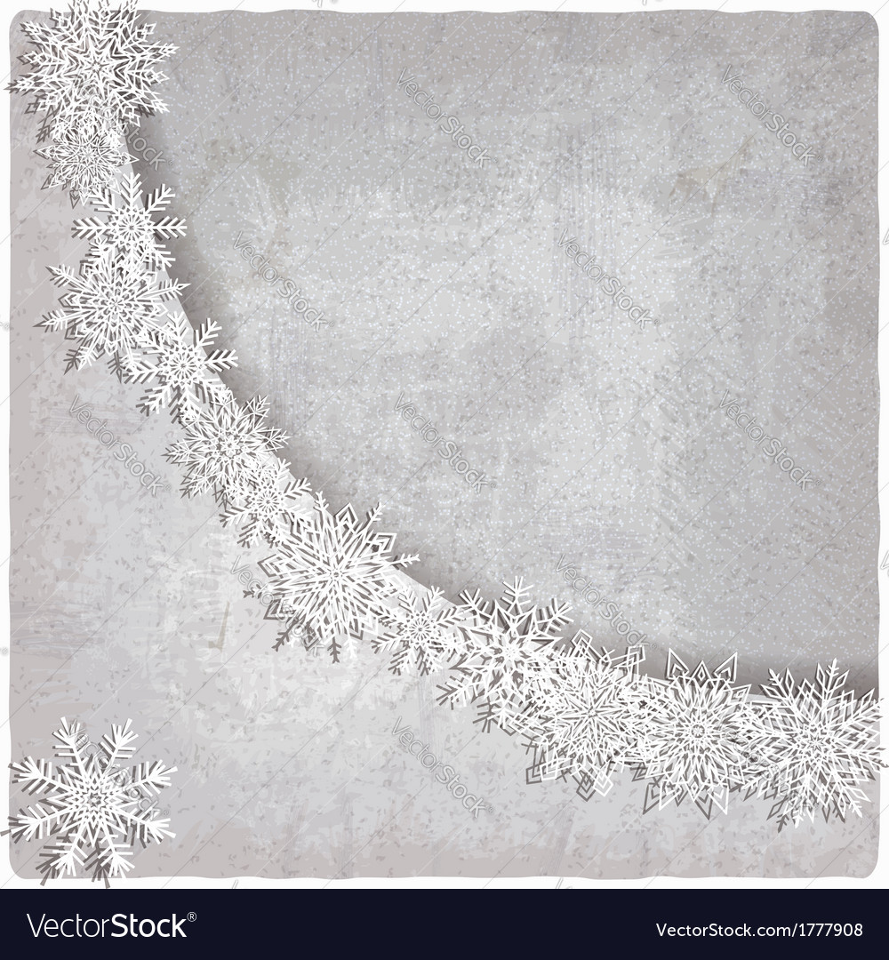 Snowflake Winter Background