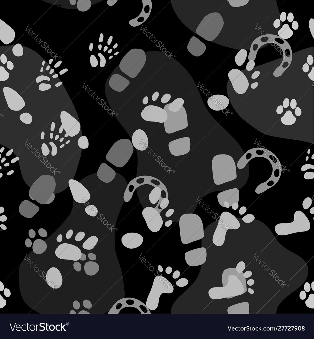 Trampled footprints texture pattern tile