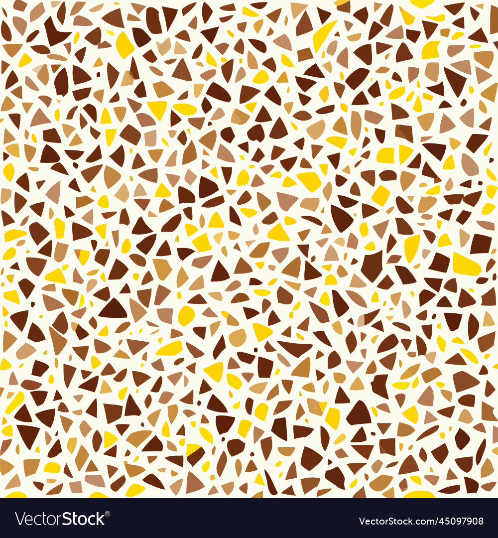 Yellow brown terrazzo rock chippings