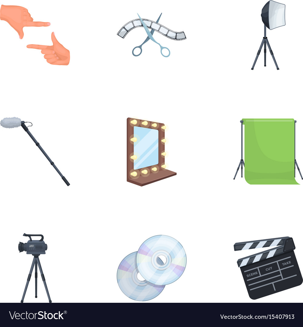 A movie camera floodlight chromakey
