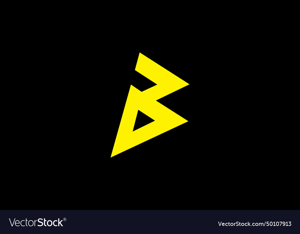 Abstract logomark for arrow and triangle icon