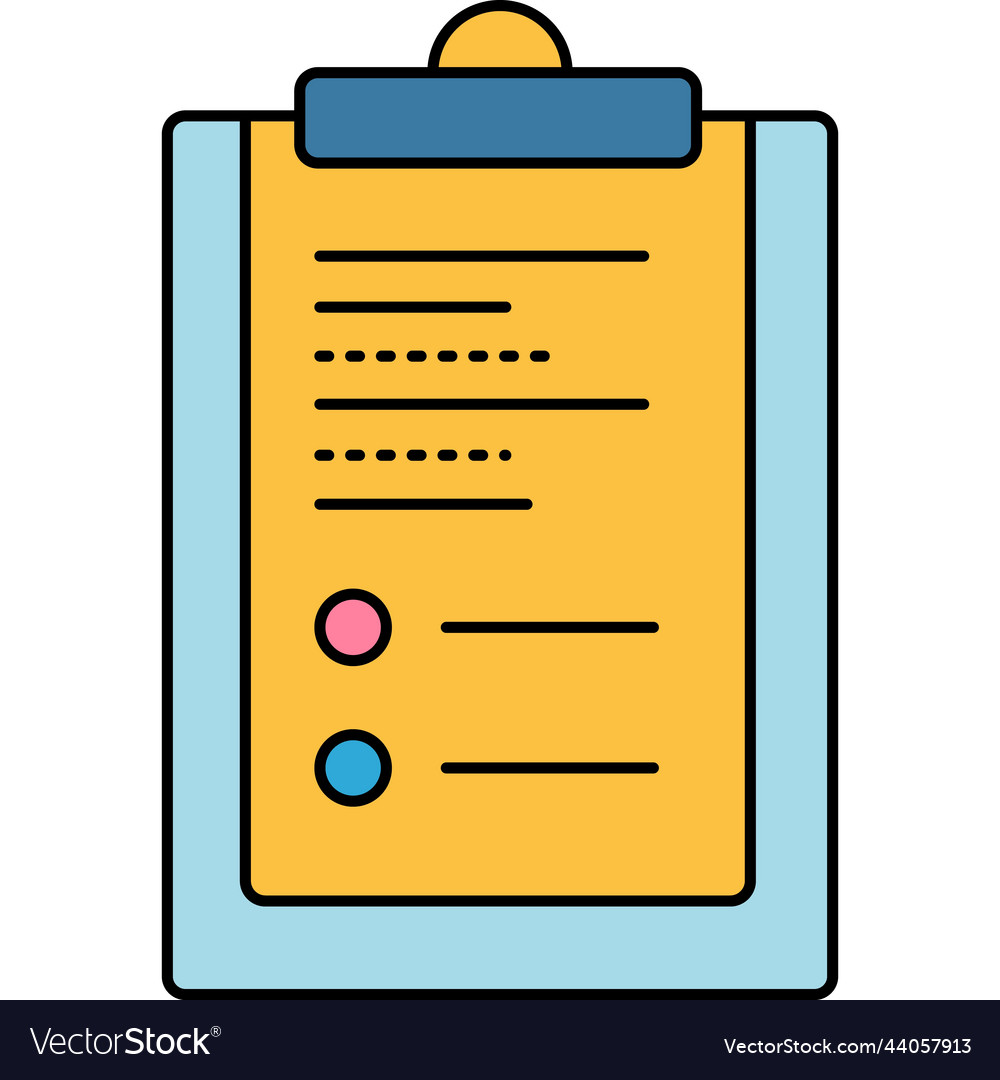 Check list clipboard startup project icon