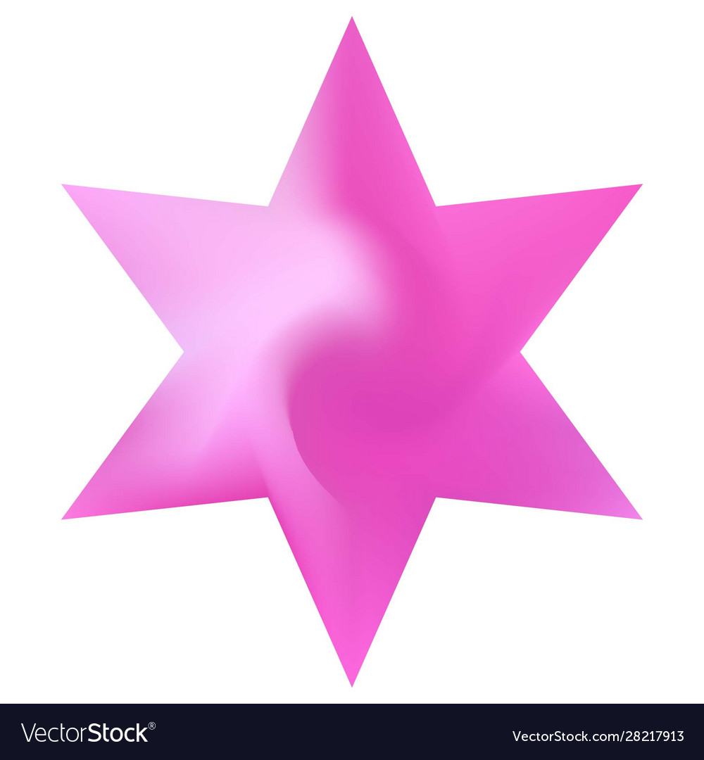 Colored background in form hexagram