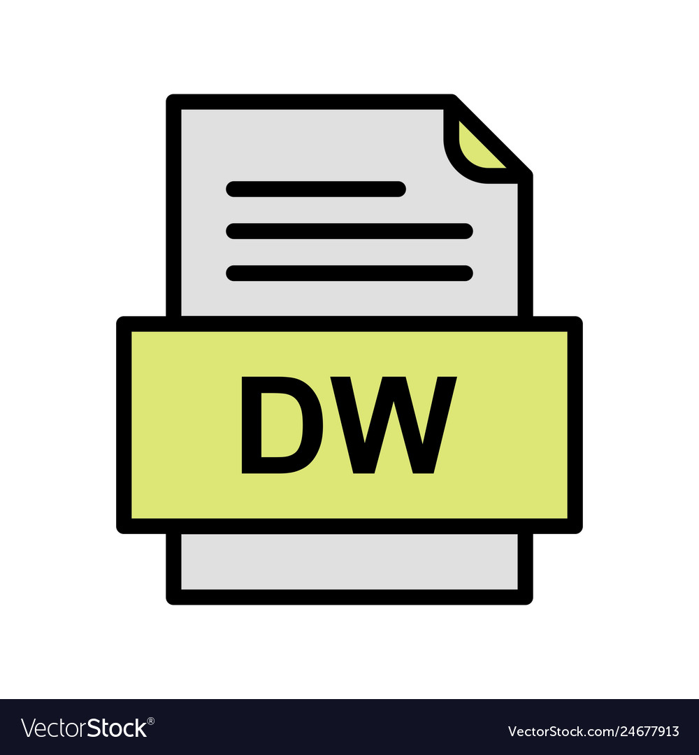 Dw file document icon
