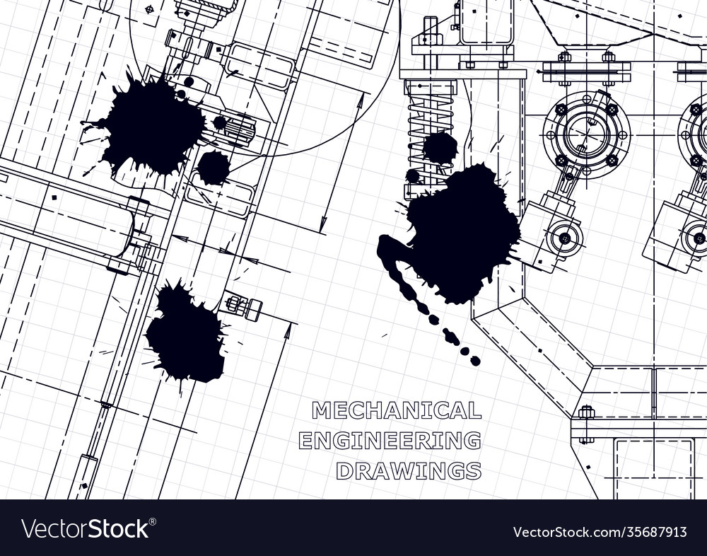 Engineering computer aided design systems black vector image Engineering computer aided design systems black