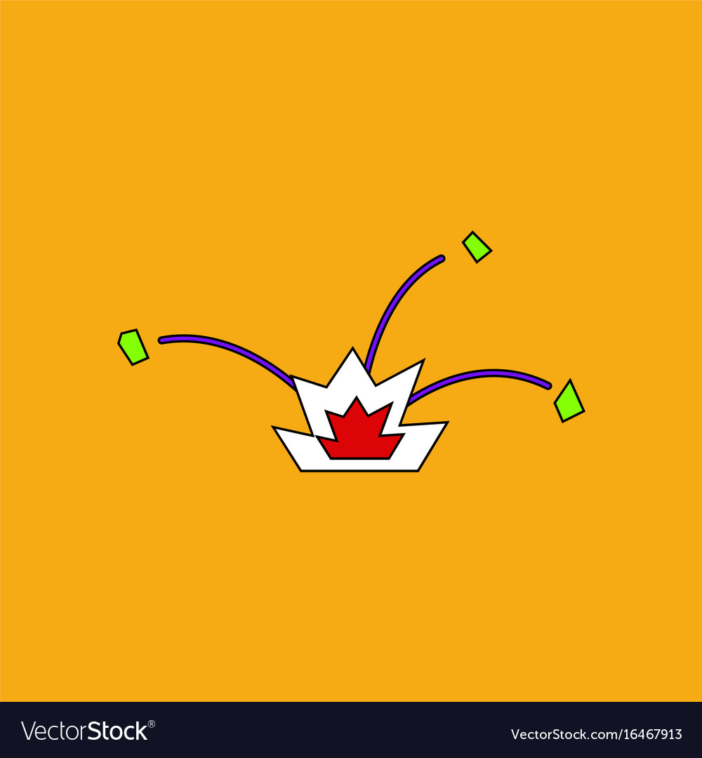Flat icon design collection explosion and shards