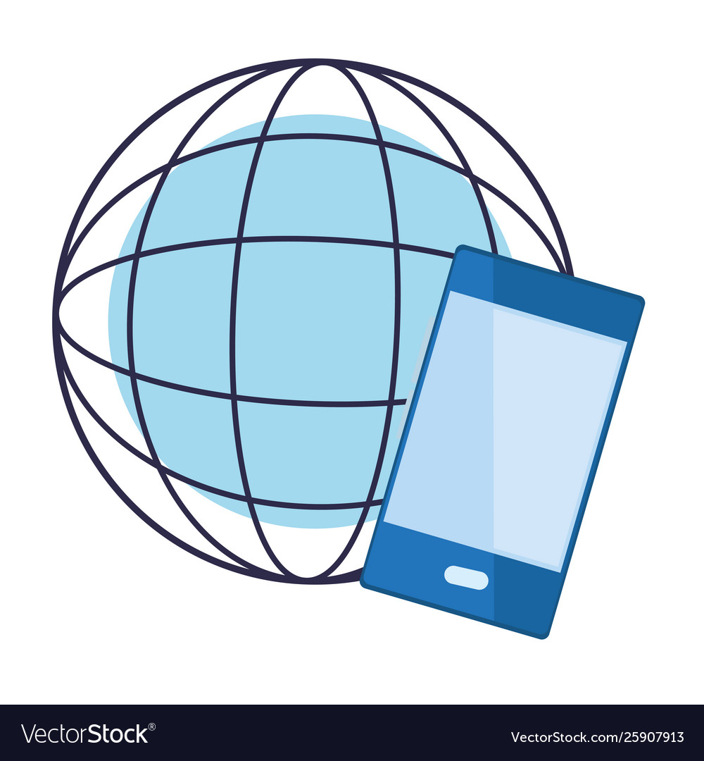 Globe world sphere icon cartoon