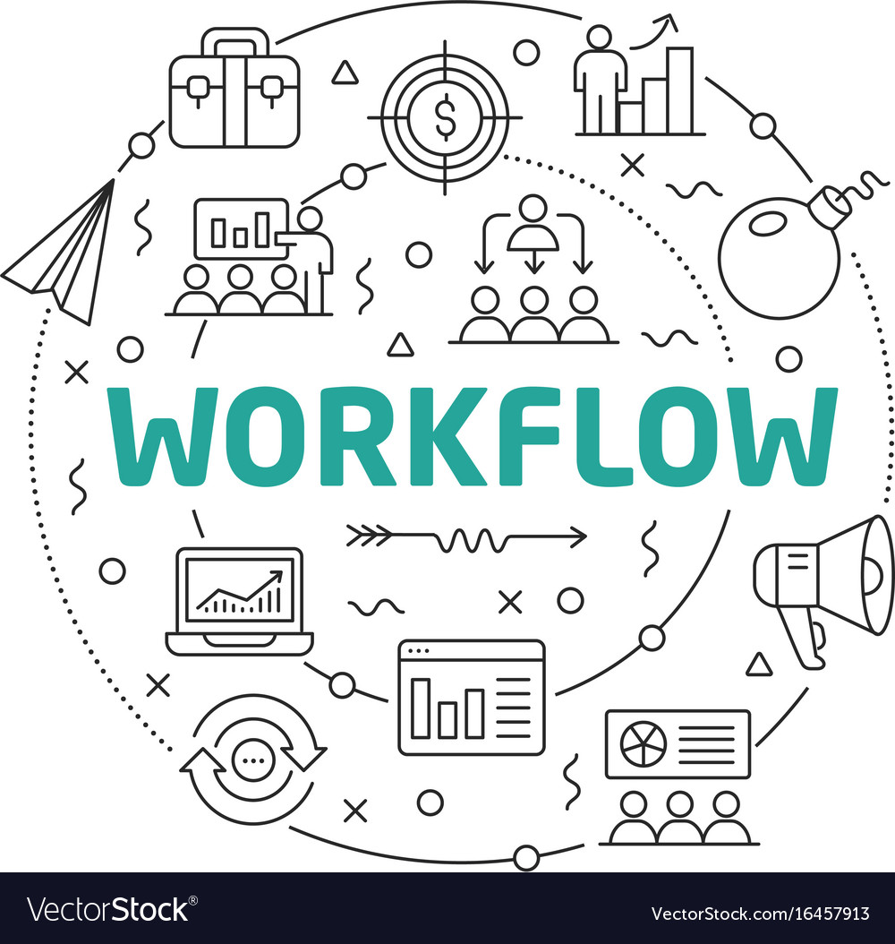 Line flat circle workflow