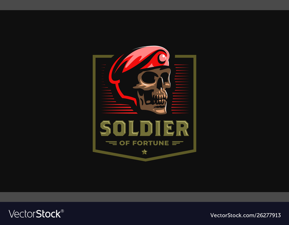Military Skull Beret