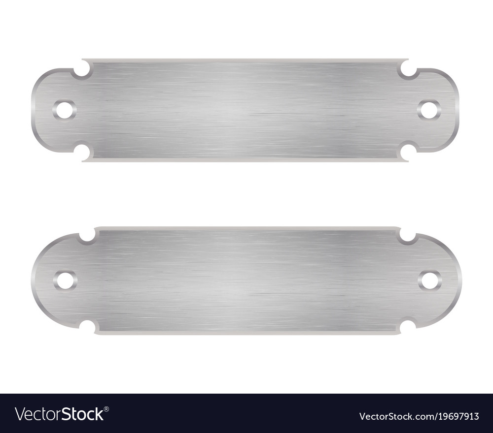 Scratched frames from metal Royalty Free Vector Image