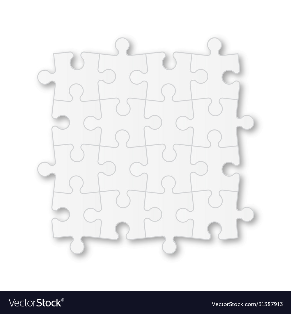 Set puzzle pieces texture mosaic background vector image Set puzzle pieces texture mosaic background