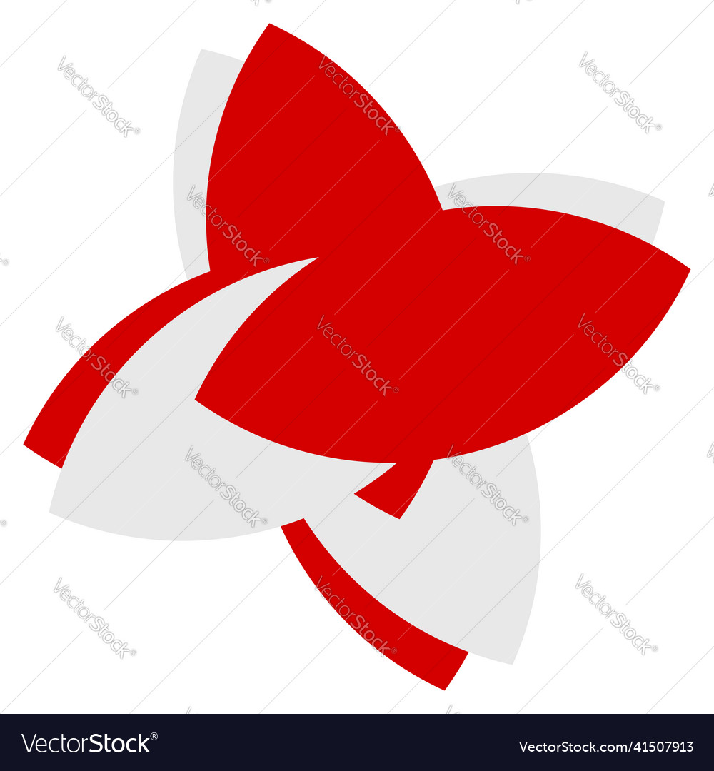 Shape symbol icon with abstract geometry vector image Shape symbol icon with abstract geometry