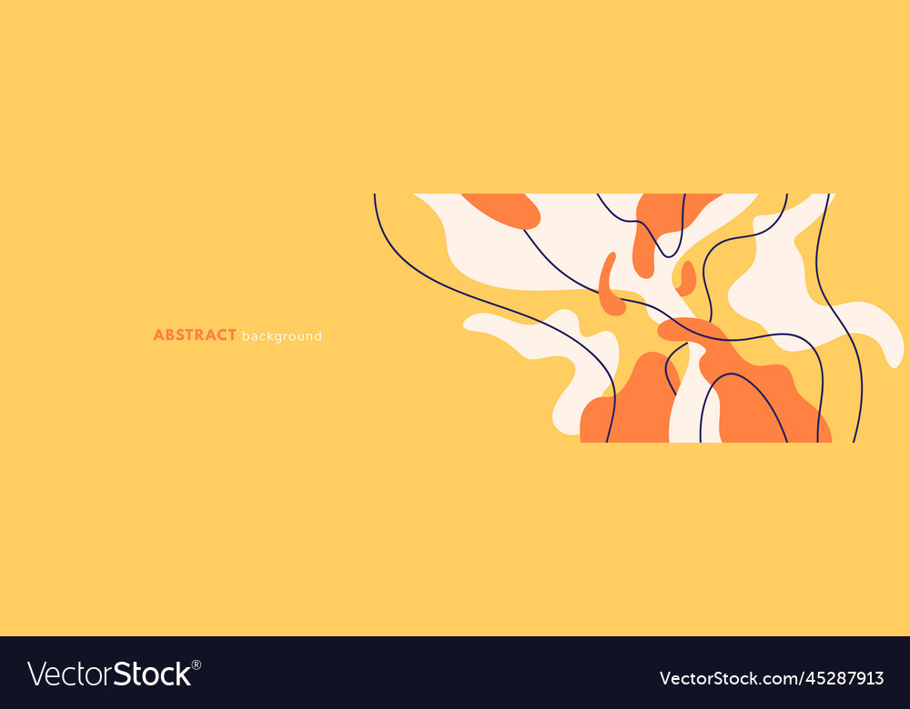 Spring or summer background with abstract line Vector Image Spring or summer background with abstract line