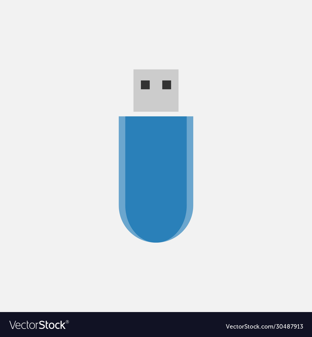 Usb flash drive simple modern icon design