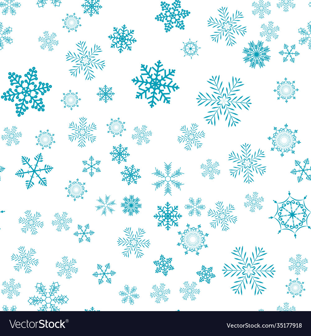 Abstract winter design seamless pattern