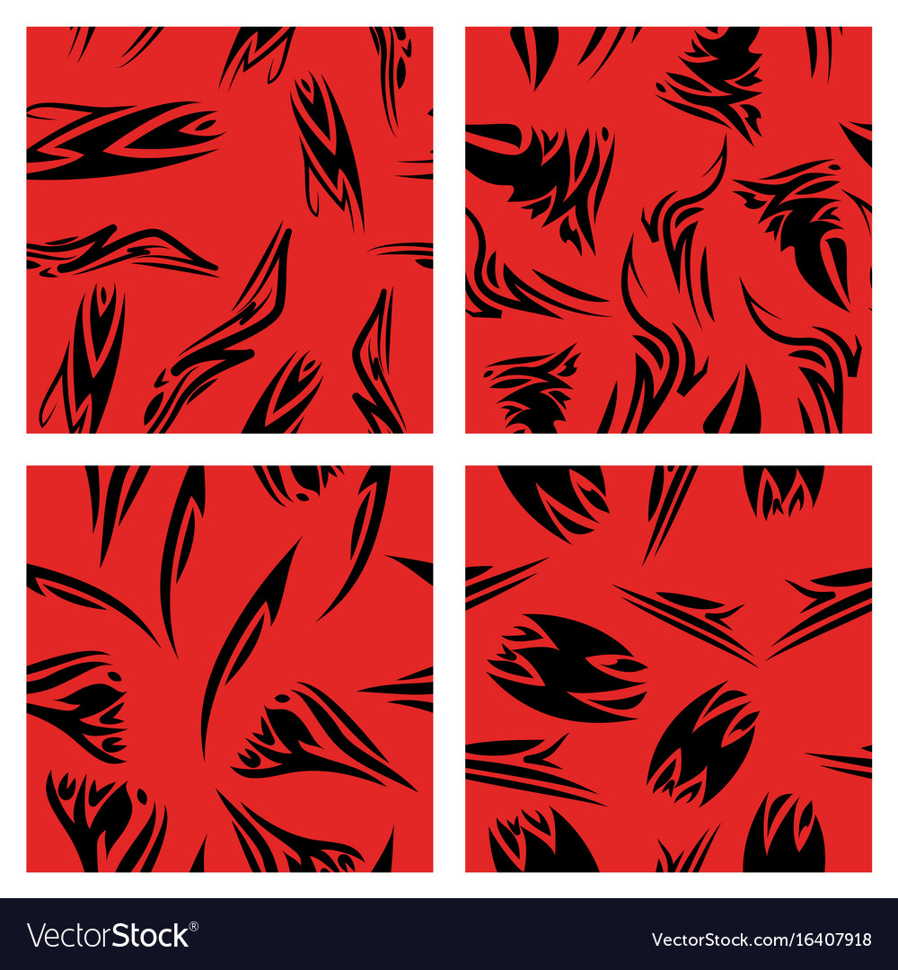 Assembly of patterns in striped style