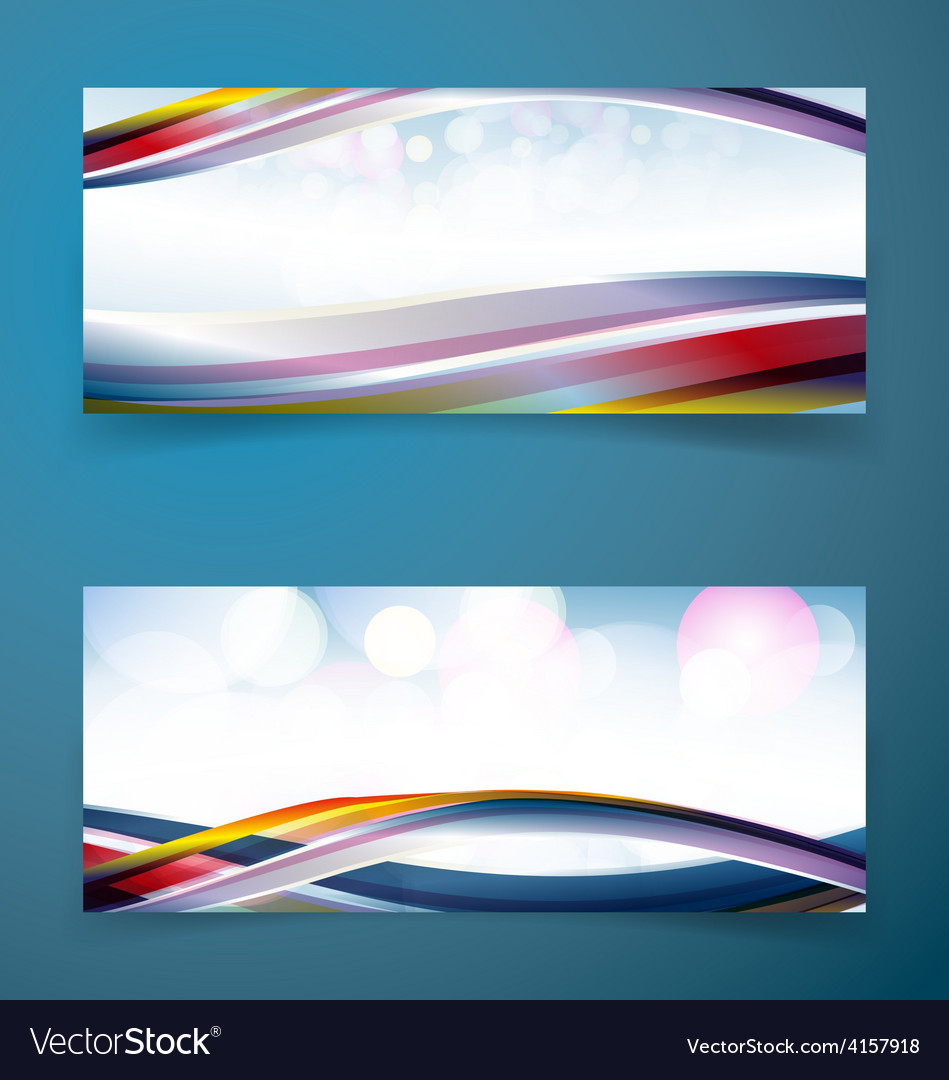 Colourful waveabstract design