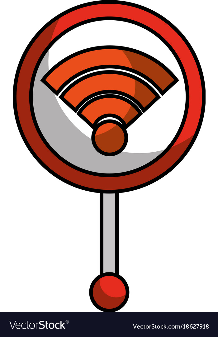 Gps Navigationspointer Karte Wifi Internet-Signal