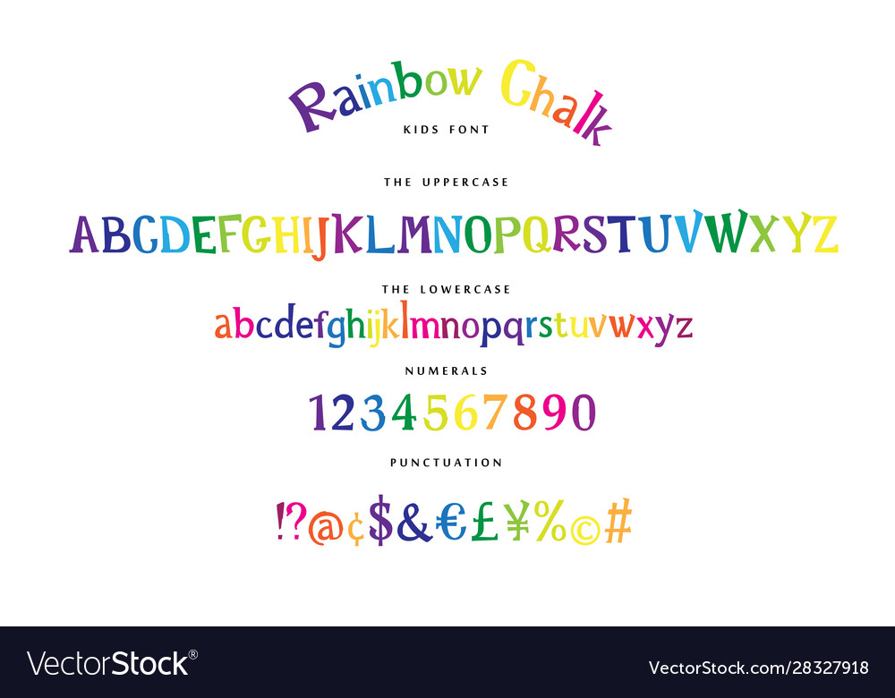 Handwritten skript font alphabet set