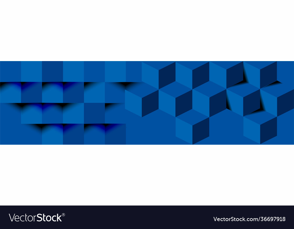 Horizontal banner abstract background vector image Horizontal banner abstract background