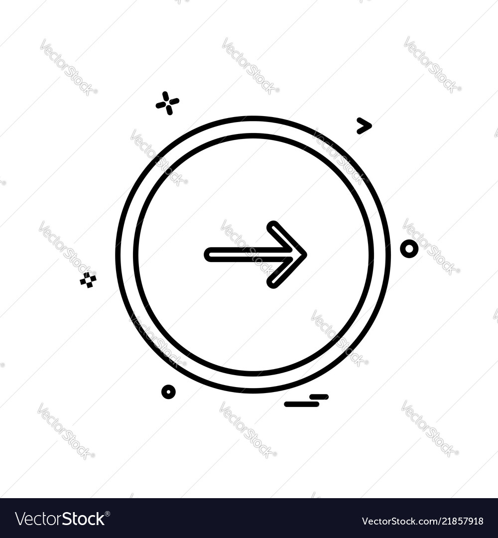 Next button icon design