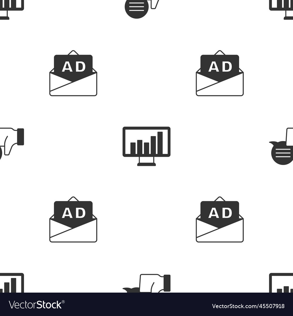 Set customer product rating monitor with graph vector image Set customer product rating monitor with graph