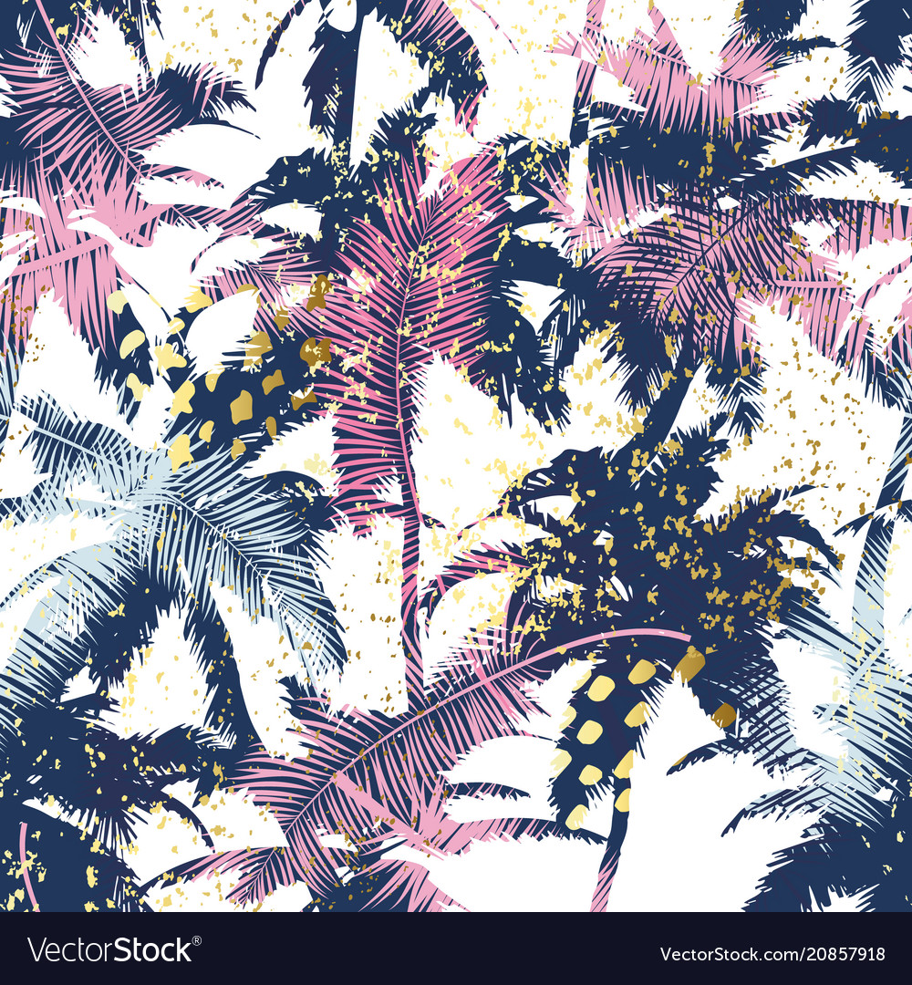 Tropical Palm Pattern - Elegant