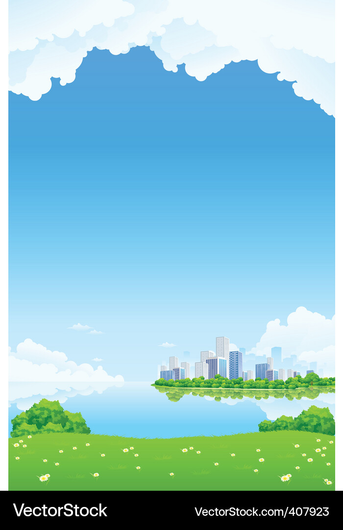 Cityscape Royalty Free Vector Image - VectorStock