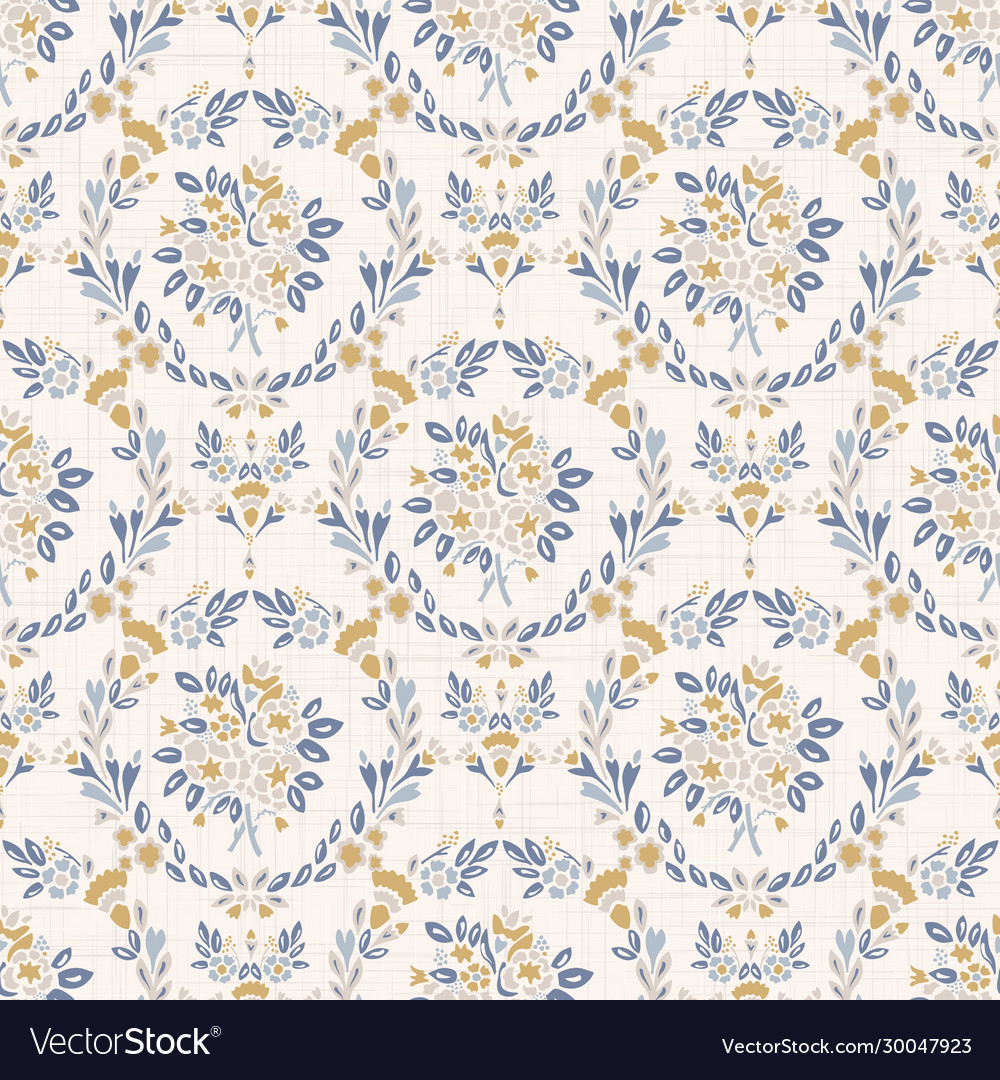 French shabby chic damask texture Royalty Free Vector Image