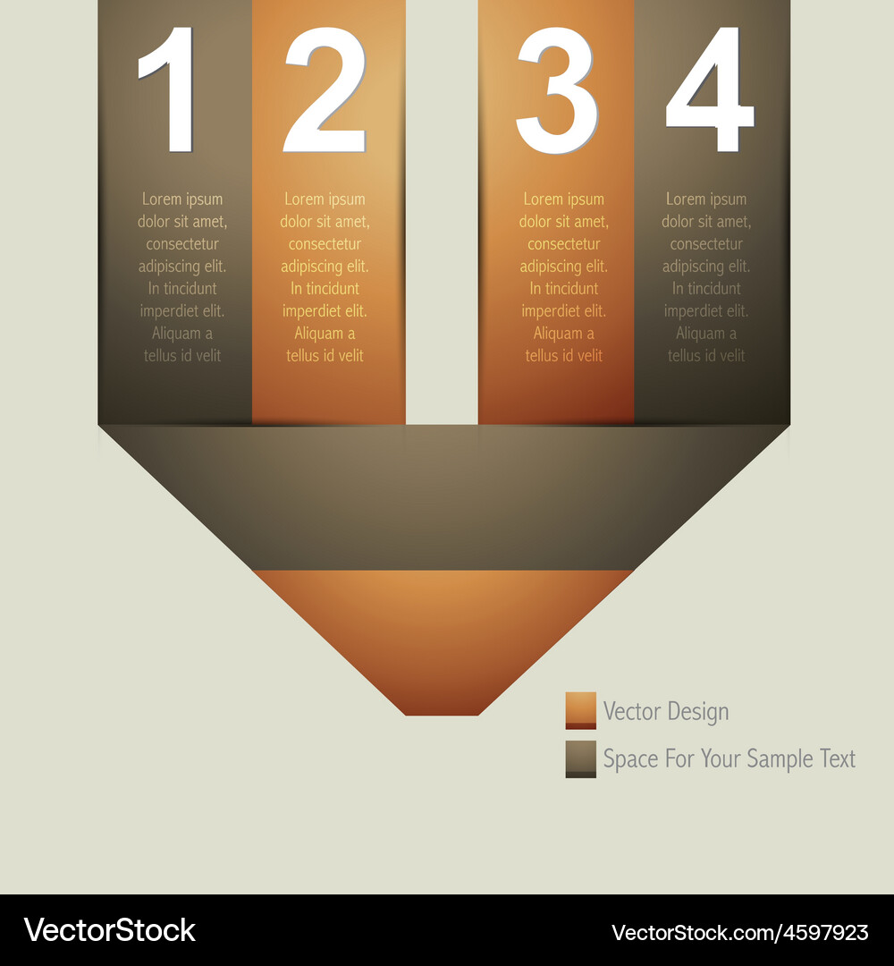 Infographic template Royalty Free Vector Image