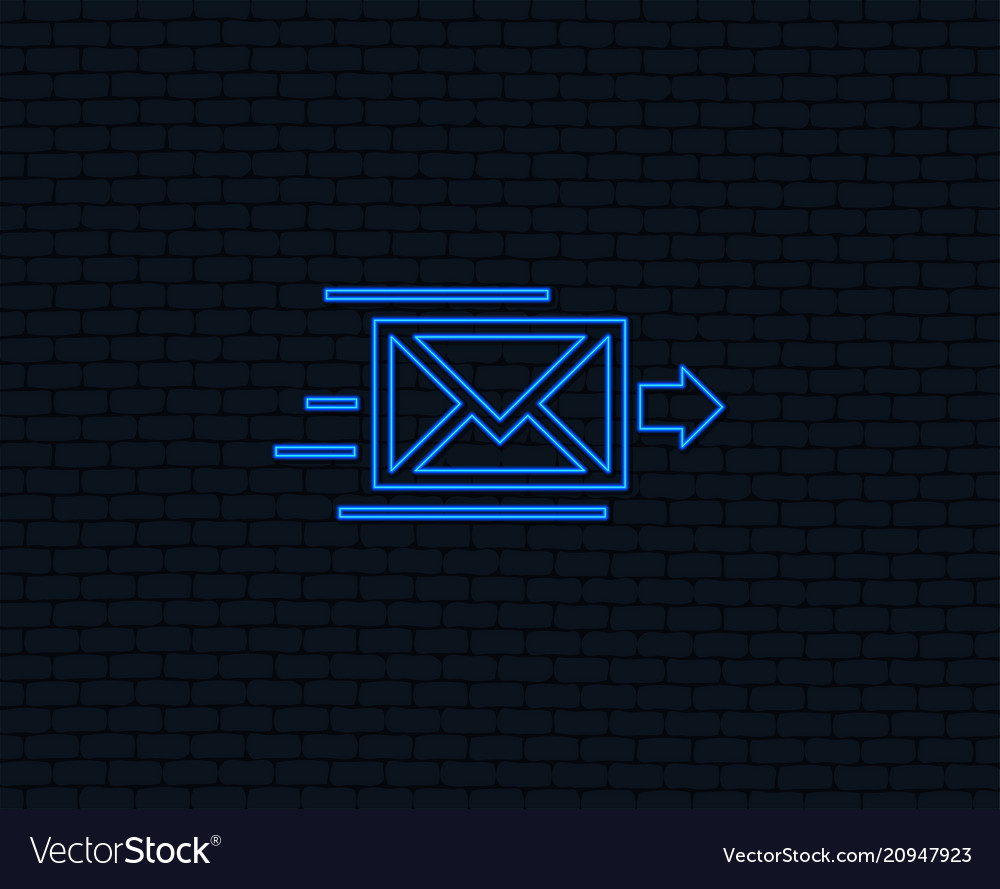 Mail delivery icon envelope symbol message