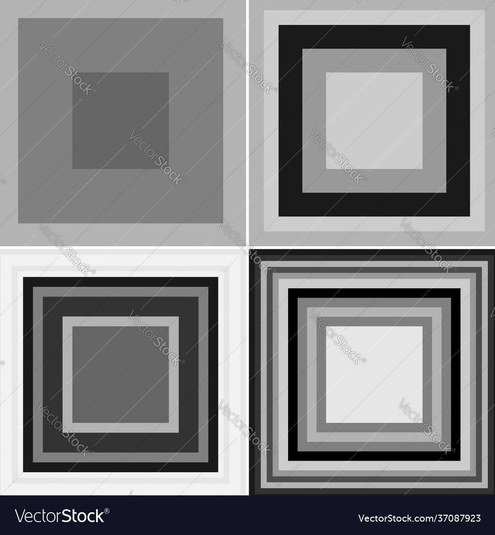 Random overlapping squares pattern background vector image Random overlapping squares pattern background
