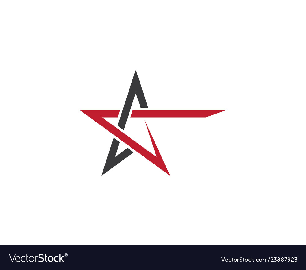 Star logo template design Royalty Free Vector Image