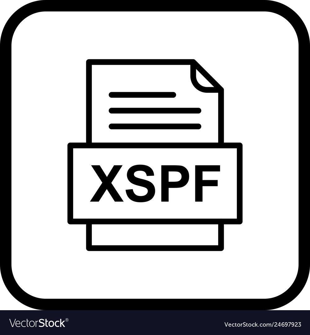 Xspf file document icon