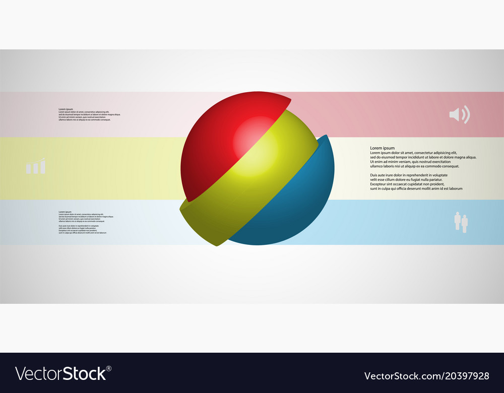 3d Infographic Vorlage mit Kugel fragenew geschnitten