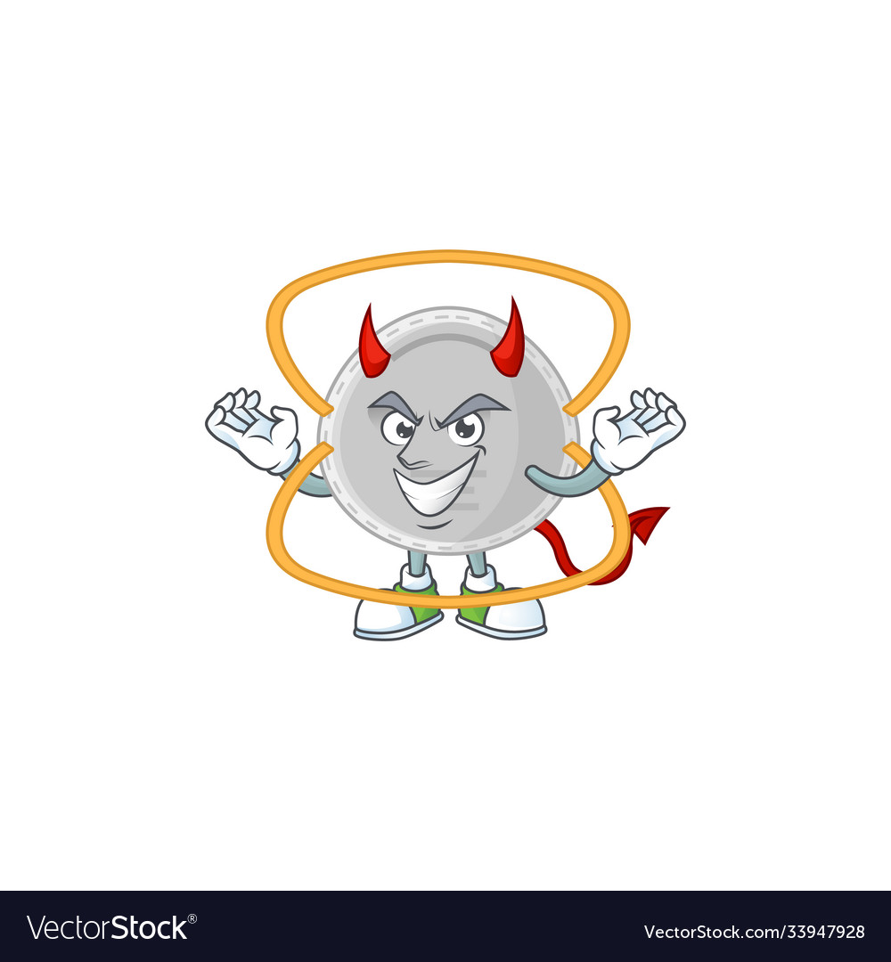 A picture devil n95 mask cartoon character