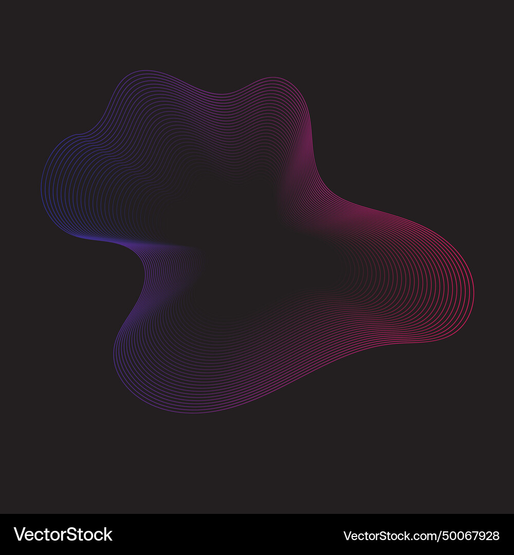 Abstract line wave background – Free Vector | VectorStock