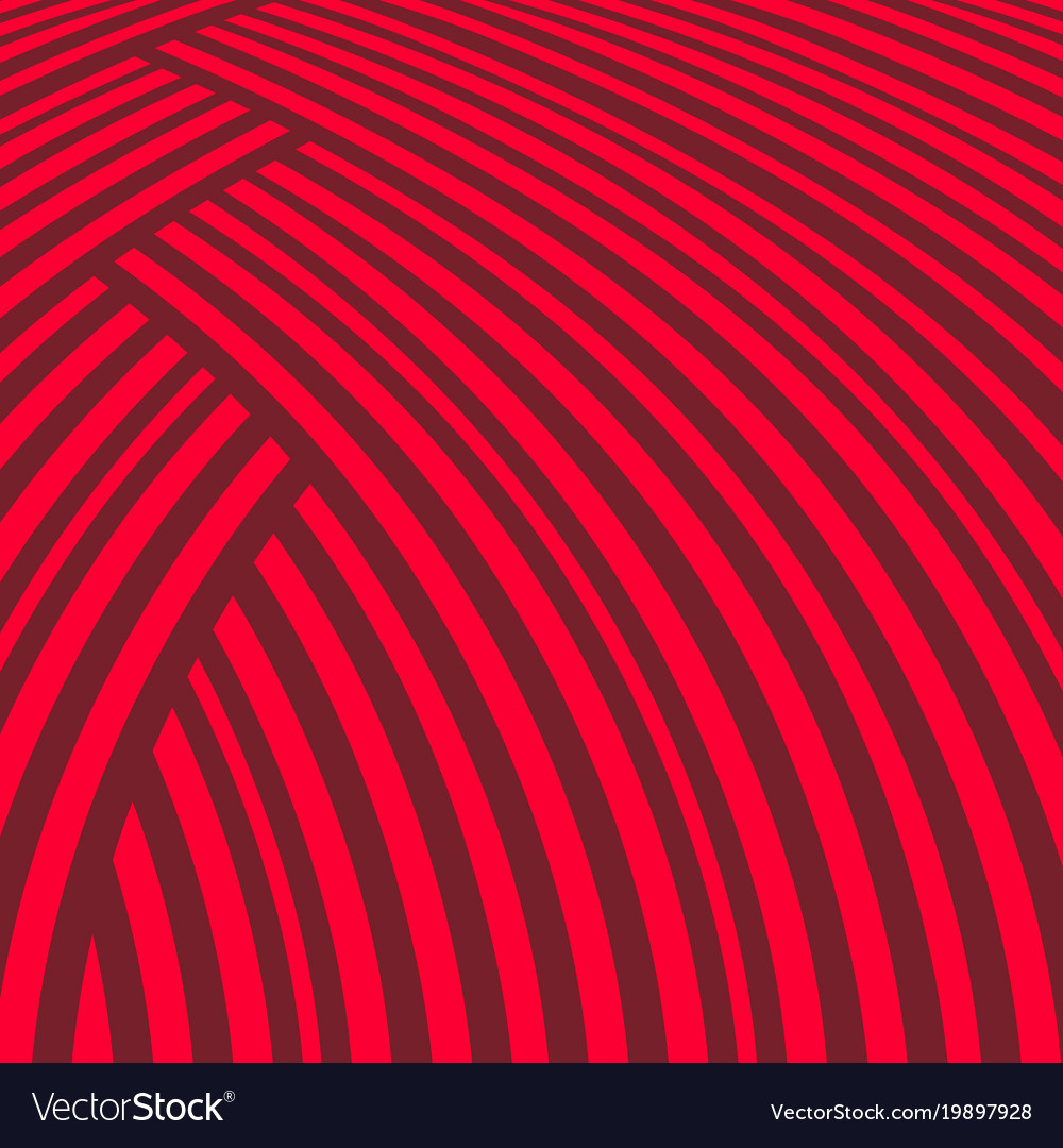 Abstract striped background red curve pattern