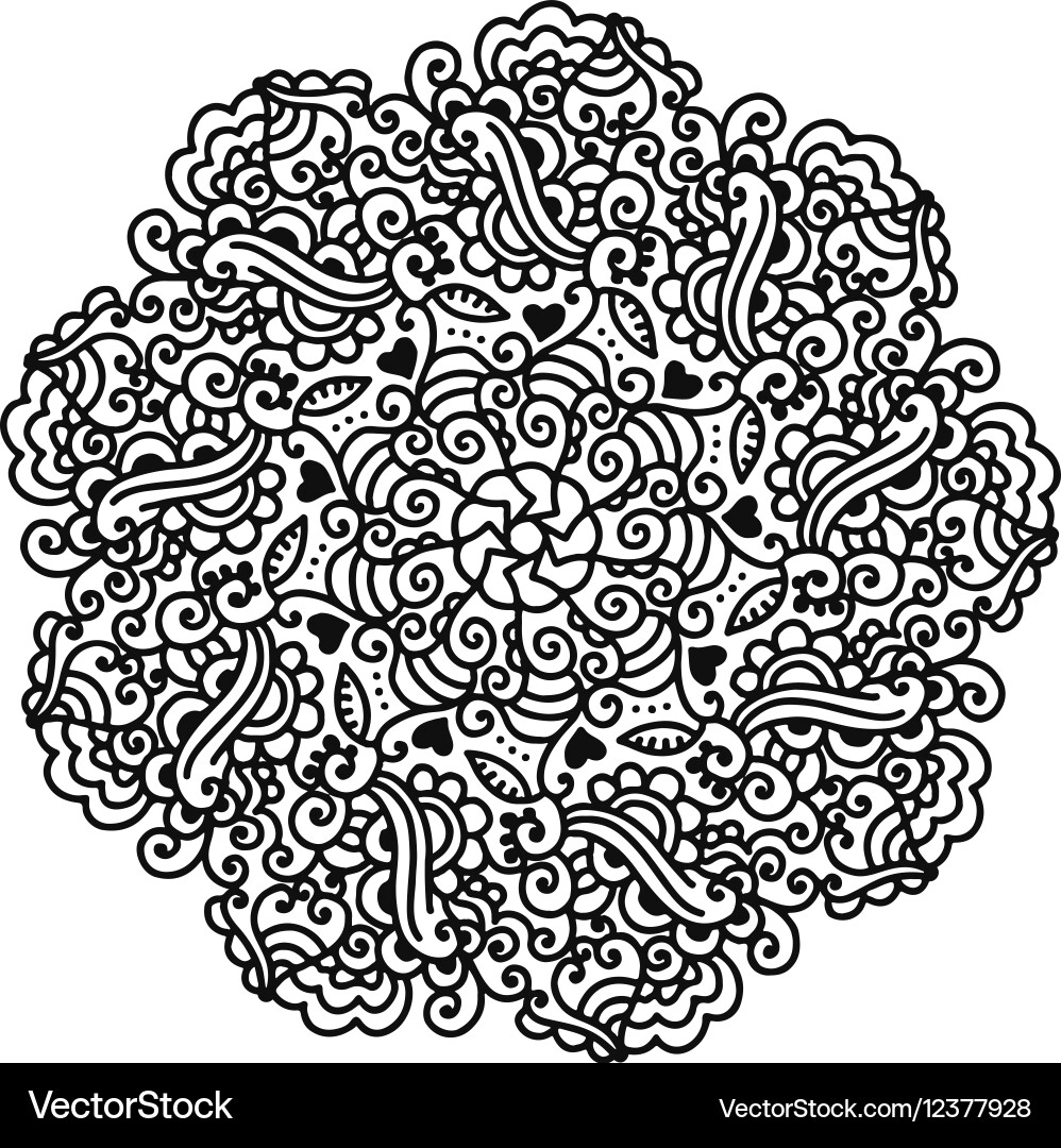 Ethnic mandala Royalty Free Vector Image - VectorStock