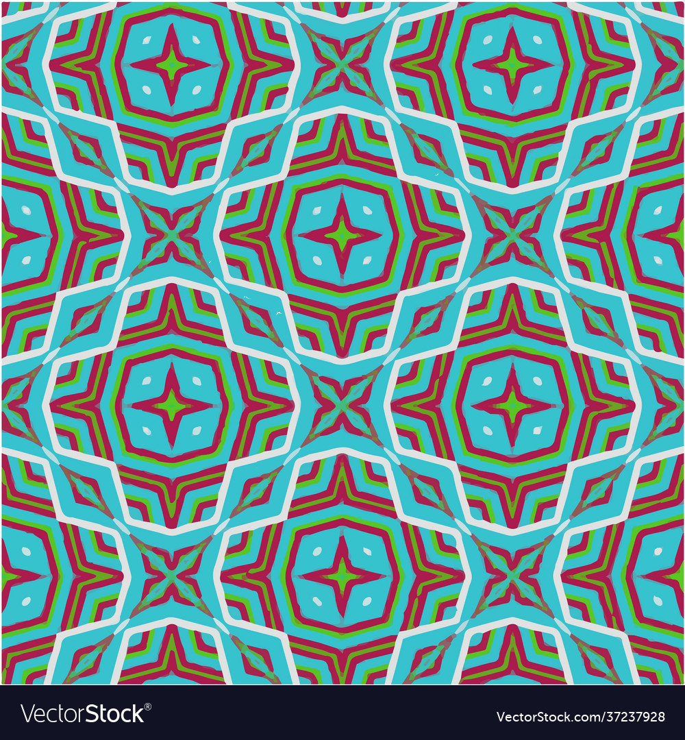Geometric pattern with triangular elements